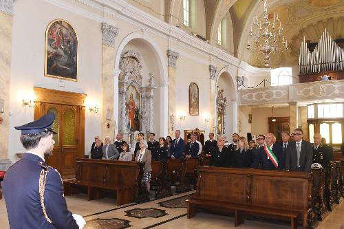 Alcuni momenti della santa messa alla Beata Vergine del Soccorso