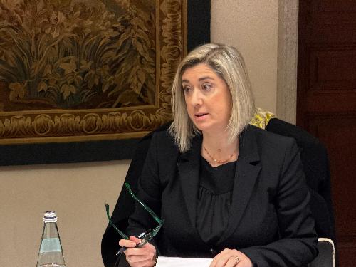 L'assessore regionale Alle Infrastrutture e territorio, Cristina Amirante