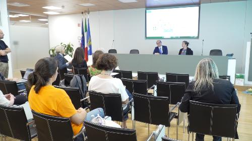 Un momento della conferenza stampa svoltasi a Udine alla presenza del vicegovernatore Mario Anzil