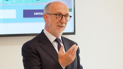 L'assessore regionale alla Salute, Riccardo Riccardi, in un momento del suo intervento