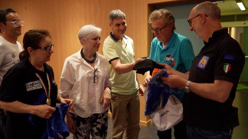L'assessore regionale Riccardo Riccardi (a destra nella foto)