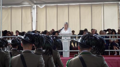 L'intervento ufficiale dell'assessore regionale Cristina Amirante