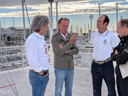 L'assessore regionale alla Difesa dell'ambiente, energia e sviluppo sostenibile Fabio Scoccimarro alla Società Ginnastica Triestina Nautica, in occasione della visita della sede rinnovata con il contributo della Regione Friuli Venezia Giulia.
