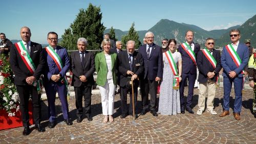 Zilli assieme alle autorità a Gemona 