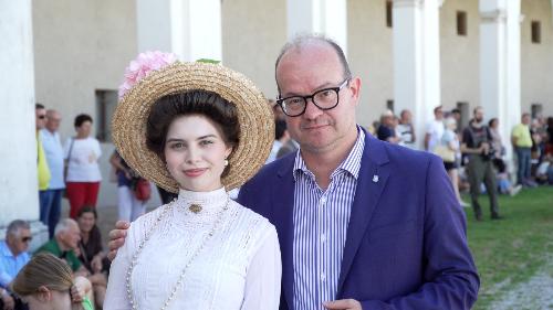 Il vicegovernatore Mario Anzil al Concorso internazionale di carrozze d'epoca a Villa Manin di Passariano di Codroipo