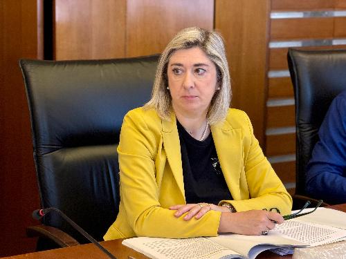 L'assessore regionale alle Infrastrutture e territorio Cristina Amirante