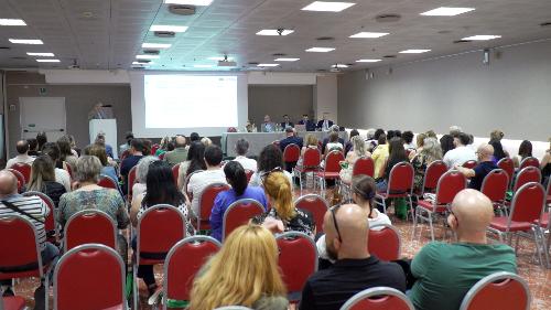 Un momento dell'incontro svoltosi oggi a Udine