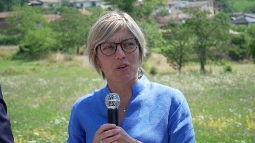 L'assessore nel corso del suo intervento