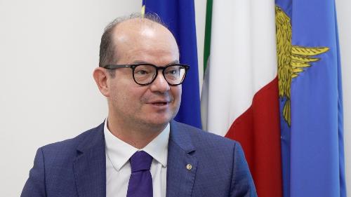 Il vicegovernatore Anzil nel corso del suo intervento