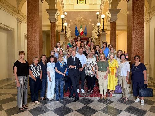 Il governatore Fedriga incontra a Trieste la delegazione di Aidda Fvg