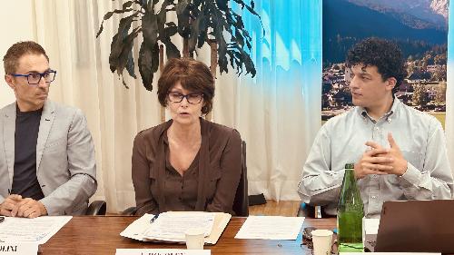 L'assessore Alessia Rosolen alla presentazione del Festival NanoValbruna