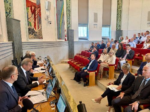 L'assemblea di Autostrade Alto Adriatico a cui ha partecipato l'assessore regionale alle Finanze Barbara Zilli