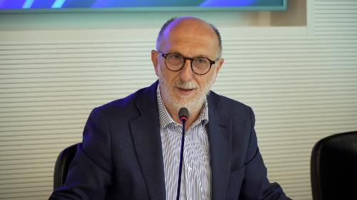 L'assessore Riccardi durante il suo intervento