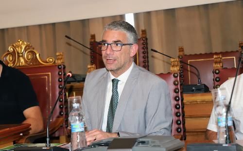 L'assessore regionale Pierpaolo Roberti a Udine durante il suo intervento al convegno "Il welfare nel pubblico impiego. Opportunità  e crescita".