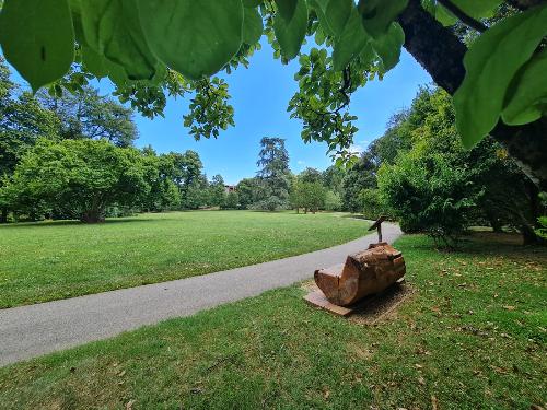 Il parco di Villa Rizzani a Pagnacco.