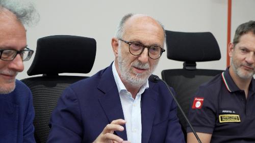 L'assessore Riccardi a Gemona