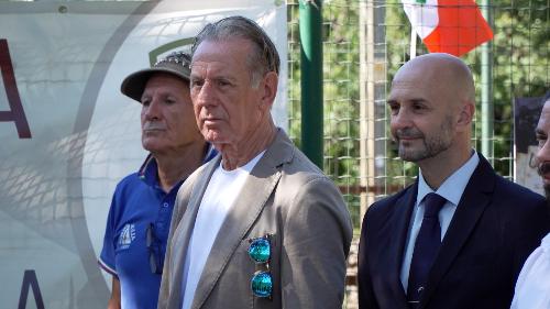 L'assessore regionale alla Difesa dell'ambiente, energia e sviluppo sostenibile, Fabio Scoccimarro, alla Festa Alpina di Duino Aurisna