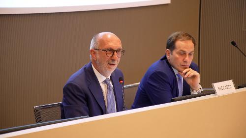 Riccardi con il direttore Caporale 