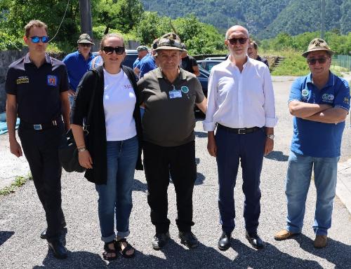 La visita dell'assessore regionale alla Protezione civile Riccardo Riccardi al Campo scuola Eagles 2026 Muec