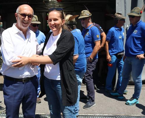 La visita dell'assessore regionale alla Protezione civile Riccardo Riccardi al Campo scuola Eagles 2026 Muec