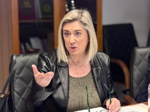 L'assessore regionale alle Infrastrutture e territorio, Cristina Amirante