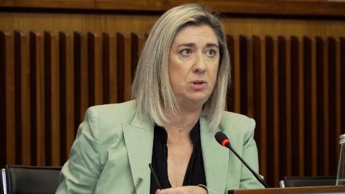 L'intervento in Aulla dell'assessore Cristina Amirante durante i lavori della IV Commissione