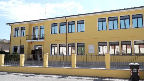 La scuola dell'infanzia di San Paolo di Morsano al Tagliamento, riaperta dopo gli interventi di riqualificazione dell'edificio.