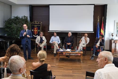 L'intervento del vicegovernatore Mario Anzil durante l'incontro svoltosi a Roma nella sede del Circolo Canottieri