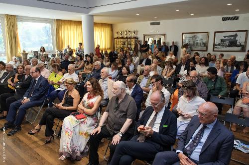 Un momento dell'incontro svoltosi al circolo Canottieri di Roma in occasione di una delle tappe del progetto Capitali