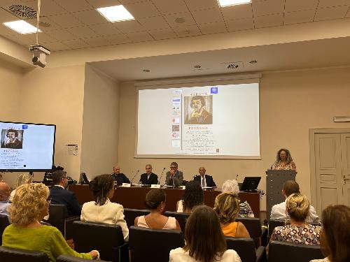 La sala Predonzani per l'evento dedicato a Picasso