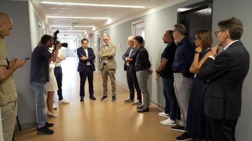 L'inaugurazione alla presenza dell'assessore regionale Riccardi dei rinnovati locali