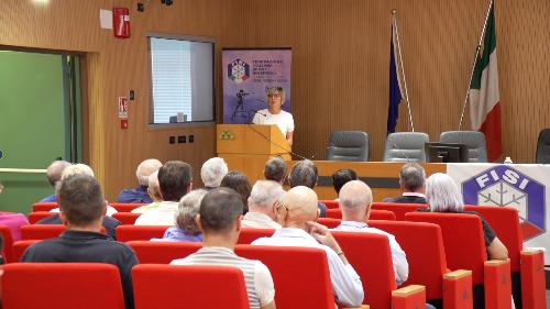 L'assessore regionale alle Finanze Barbara Zilli  a Tolmezzo all'assemblea regionale della Federazione italiana sport invernali (Fisi)