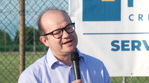 Il vicegovernatore Mario Anzil a Camino al Tagliamento