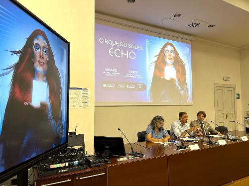 La conferenza stampa sul ritorno a Trieste del Cirque du Soleil