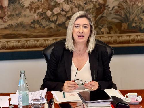 L'assessore regionale alle Infrastrutture e Territorio, Cristina Amirante