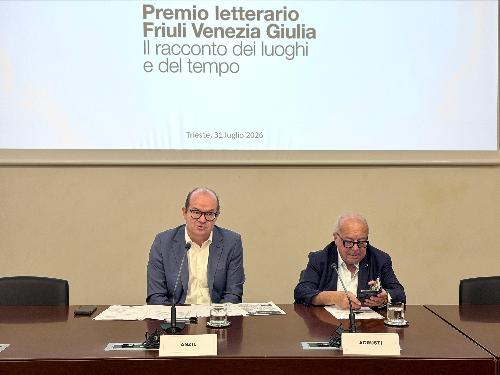 Il vicegovernatore Anzil con il presidente della Fondazione Agrusti nella sede della Regione