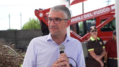 Un momento dell'intervento dell'assessore regionale Pierpaolo Roberti a Sacile