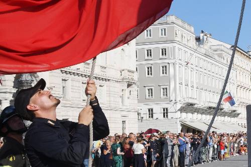 Il momento dell'Ammainabandiera