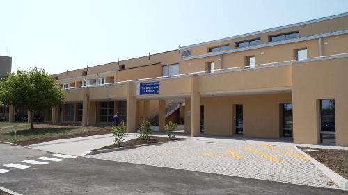 Una veduta esterna della struttura