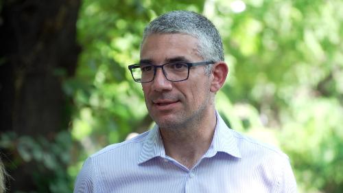 L'assessore regionale alla Sicurezza Pierpaolo Roberti nel corso della conferenza stampa del Comune di Trieste, rappresentato dall'assessore alle Politiche della Sicurezza Caterina de Gavardo, per la presentazione delle azioni pianificate grazie al contributo regionale annuale di 300mila euro.