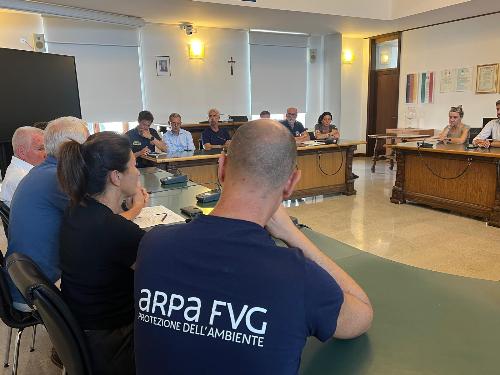 Il vertice a Tolmezzo su situazione incendi in Carnia