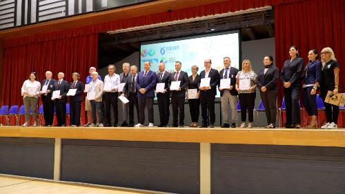 I protagonisti del simposio di karate