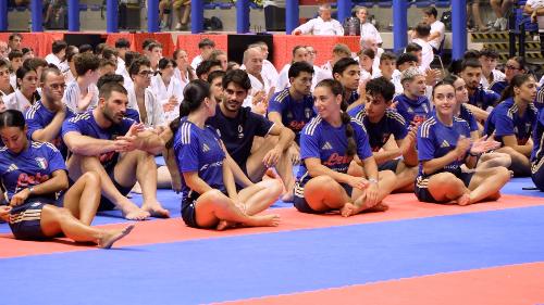 I protagonisti del simposio di karate