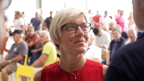 L'assessore regionale alle Finanze Barbara Zilli all'Air Expo Fvg