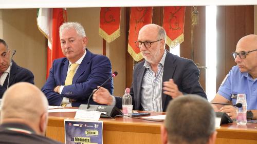 Riccardi e il sindaco Basso