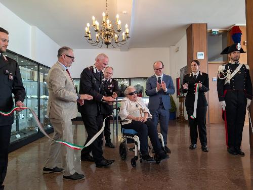 L'inaugurazione della Sala della Memoria al Comando Legione Carabinieri Friuli Venezia Giulia di Udine.