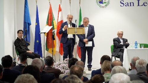 Un momento dell'evento in memoria di monsignor Faidutti