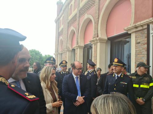 Il vicegovernatore Mario Anzil alla mostra internazionale d'arte cinematografica di Venezia.