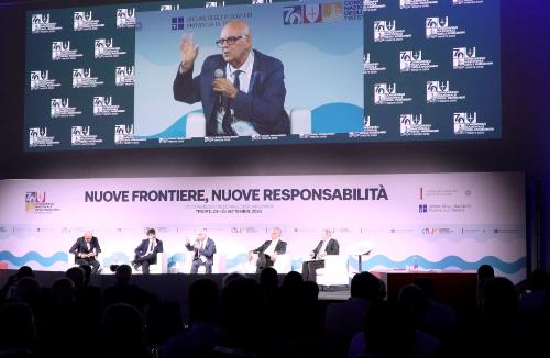 L'intervento dell'assessore Callari durante il 70° Congresso nazionale degli ingegneri.