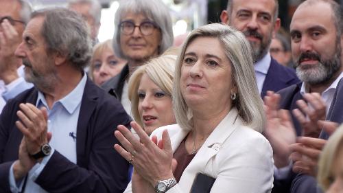 L'assessore regionale alle Infrastrutture e territorio Cristina Amirante all'inaugurazione di Gusti di frontiera 2026